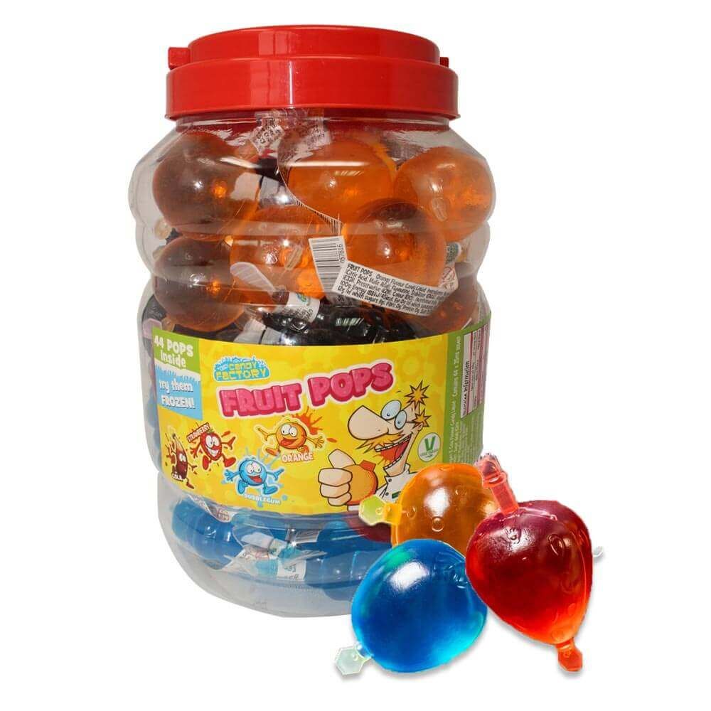 Crazy Candy Factory Fruit Pops 35ml (4pc Assorted)