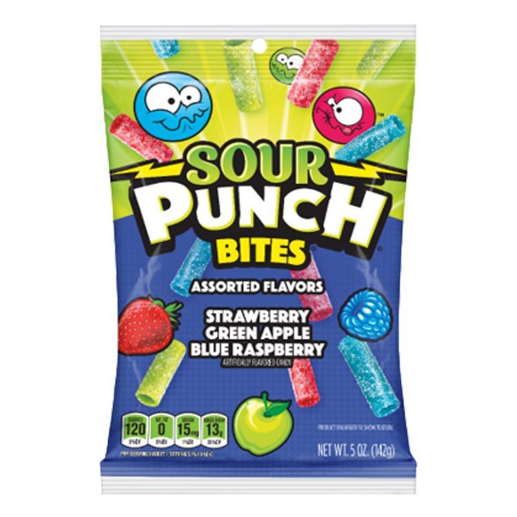 
                
                    Load image into Gallery viewer, Sour Punch Bites Assorted 142g
                
            