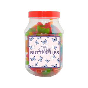 
                
                    Load image into Gallery viewer, Butterflies Pun Gift Jar 400g
                
            