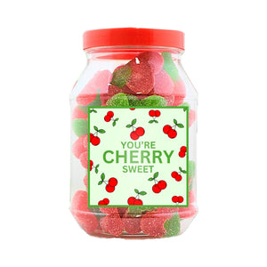 
                
                    Load image into Gallery viewer, Sour Cherries Pun Gift Jar 400g
                
            