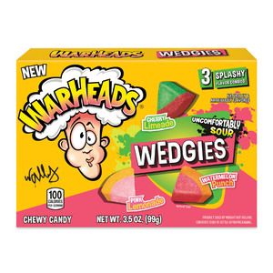 
                
                    Load image into Gallery viewer, Warheads Theatre Wedgies Chewy Candy 99g
                
            