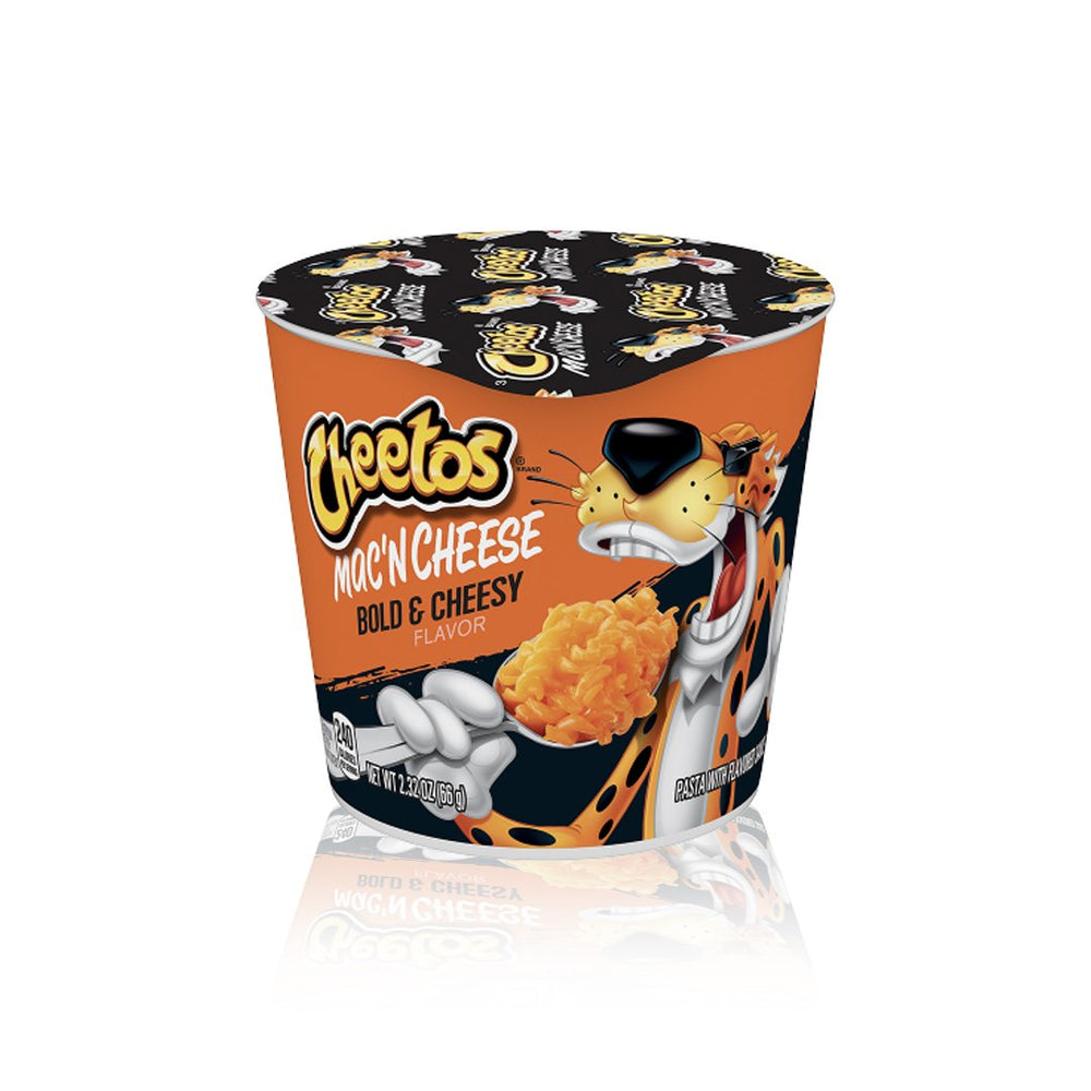 
                
                    Load image into Gallery viewer, Cheetos - Bold and Cheesy Mac &amp;#39;n Cheese Cups 65g
                
            
