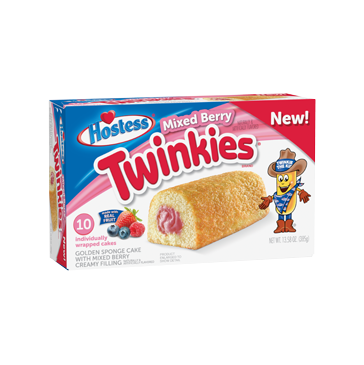 Hostess Twinkies Mixed Berry Full Box of 10