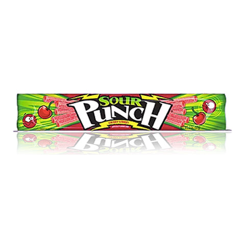 Sour Punch Cherry Straws 57g
