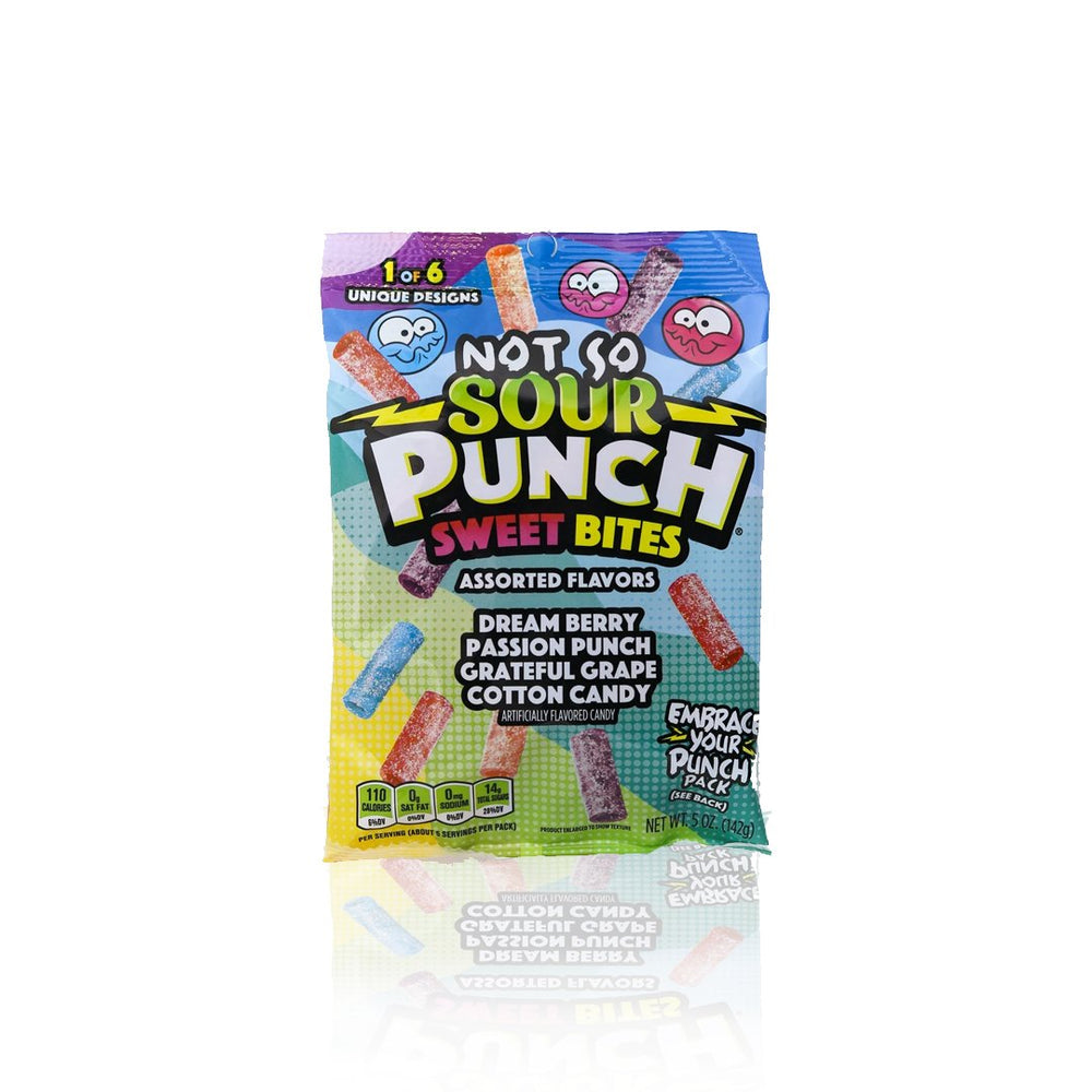 
                
                    Load image into Gallery viewer, Sour Punch Not So Sour Sweet Bites 142g
                
            