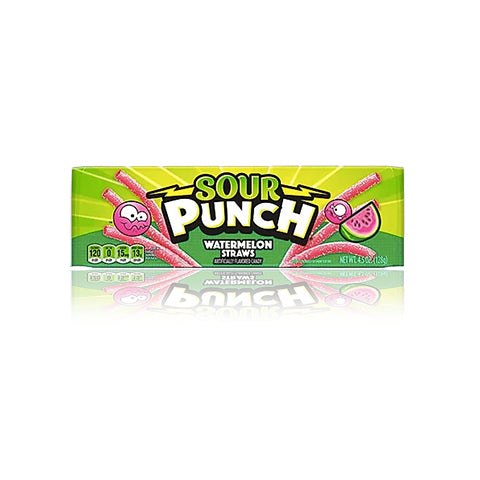 
                
                    Load image into Gallery viewer, Sour Punch Watermelon Straws 57g
                
            