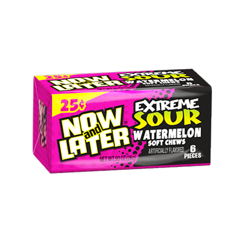 
                
                    Load image into Gallery viewer, Now &amp;amp; Later Extreme Sour Watermelon 26g
                
            