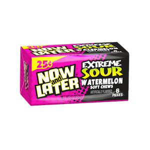 
                
                    Load image into Gallery viewer, Now &amp;amp; Later Extreme Sour Watermelon 26g
                
            